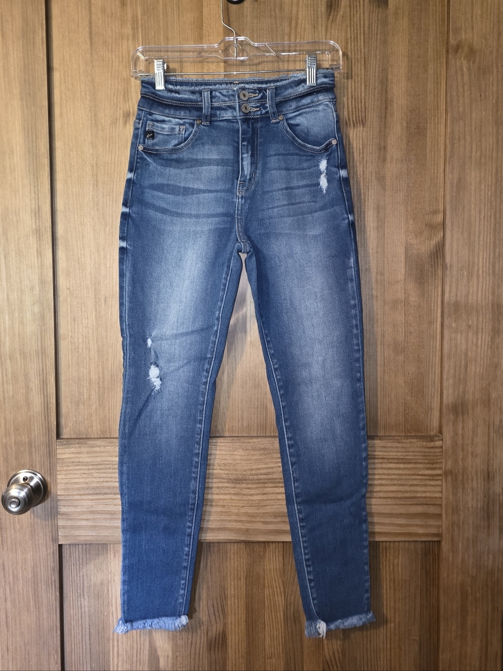 KanCan High-Rise Distressed Skinny Jeans
